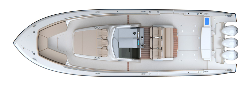 Pursuit S 408 Deck Plan