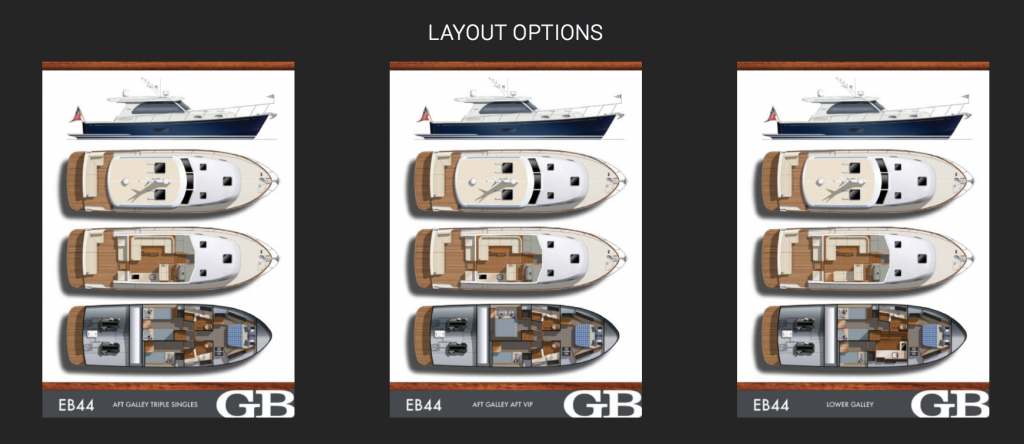 Grand Banks 44 Eastbay Layout
